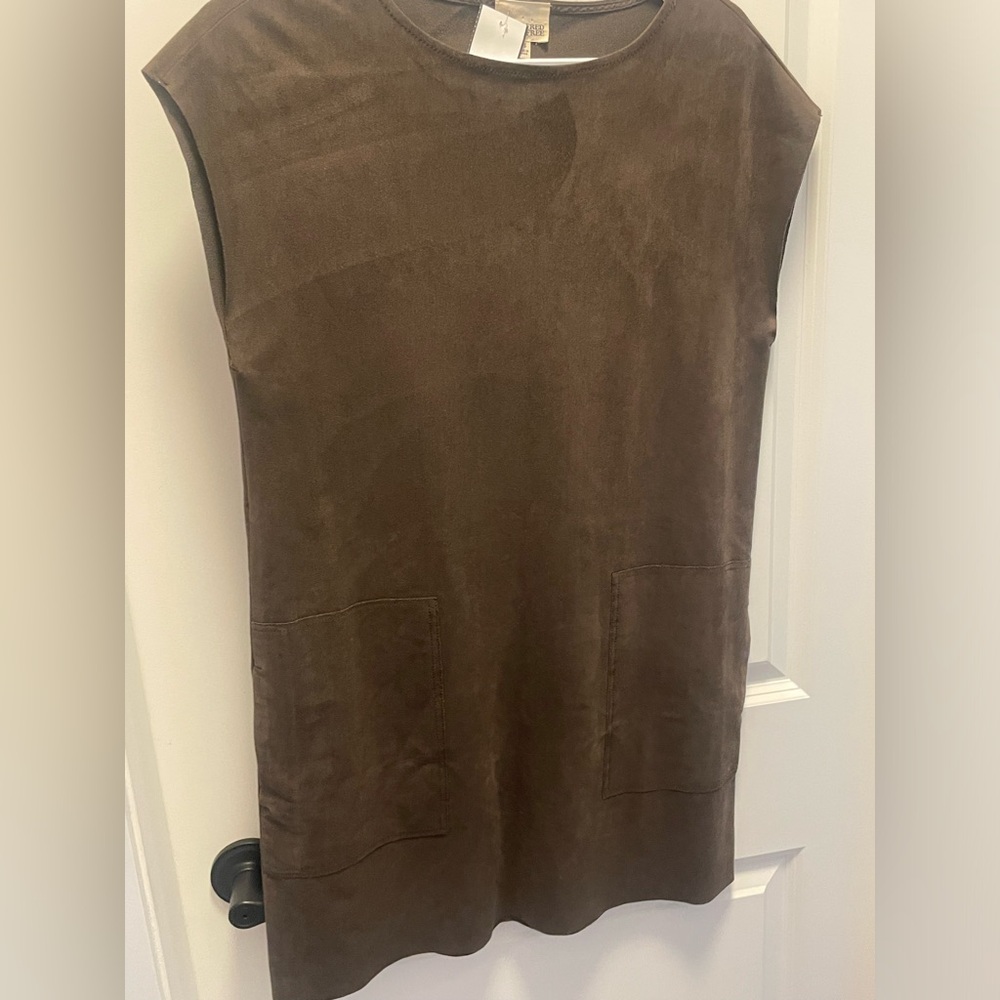 Wilfred Brown Sleeveless Dress